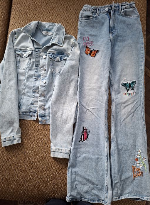 Детски рокли, болеро, дънки и дънково яке, суитшър