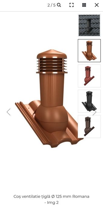 Coș de ventilare tigla Romana