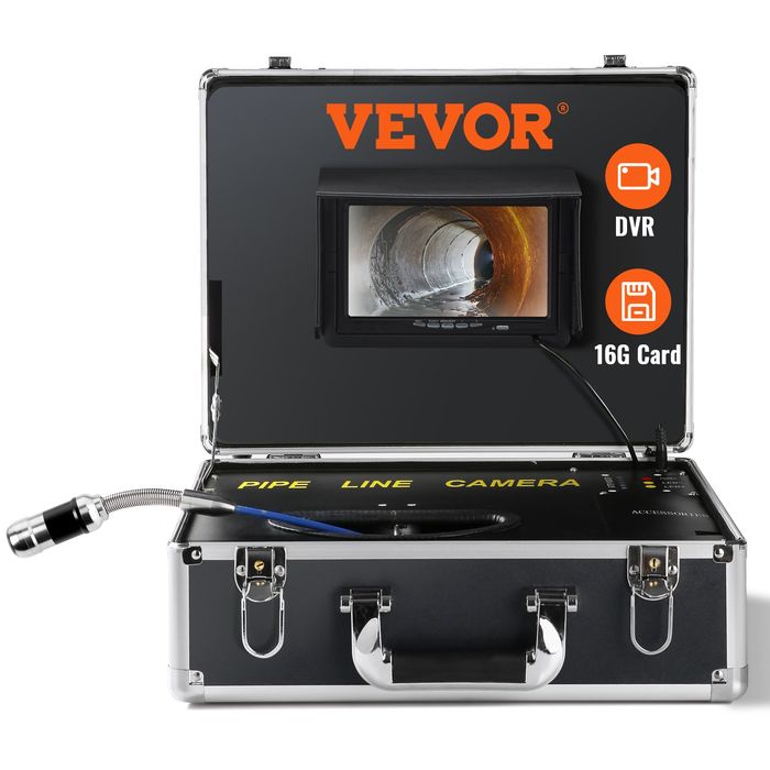 Camera Inspectie Tevi,Ecran 17.8cm,1000TVL,20.1m