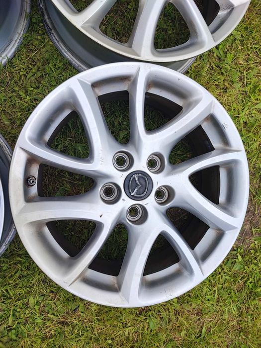 Мазда/Mazda - 17 цола 5x114,3; 4 бр. оригинални лети джанти