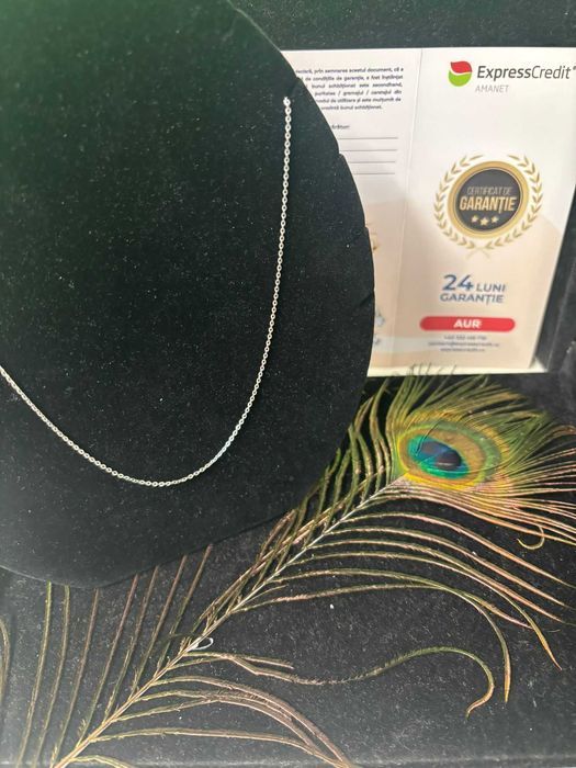Lant aur alb 14k 1.91g (B.60356-Tatarasi) Garantie 2 ani-880 lei