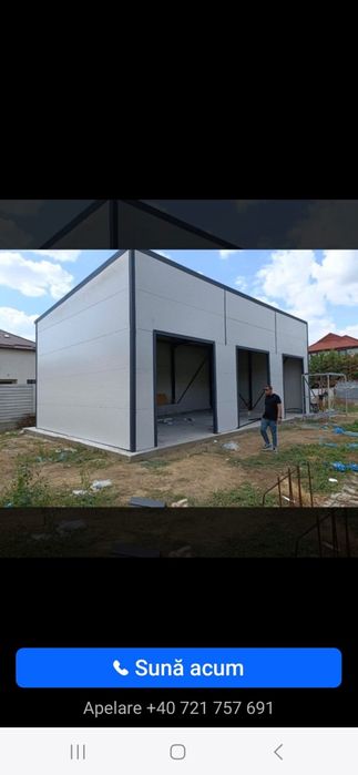 Vând hală metalica 25x10x4