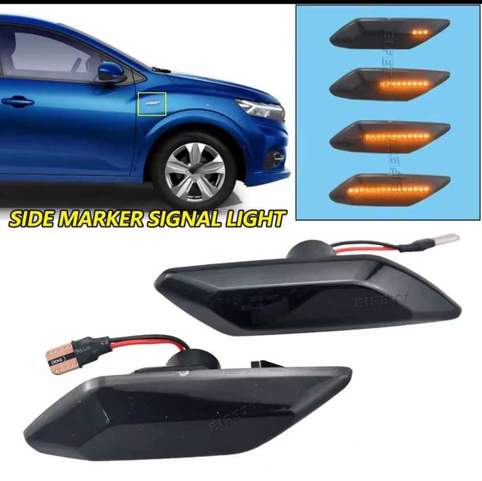 Semnalizari dinamice Dacia Logan 3, Jogger 3 si Stepway 3 ,produse noi