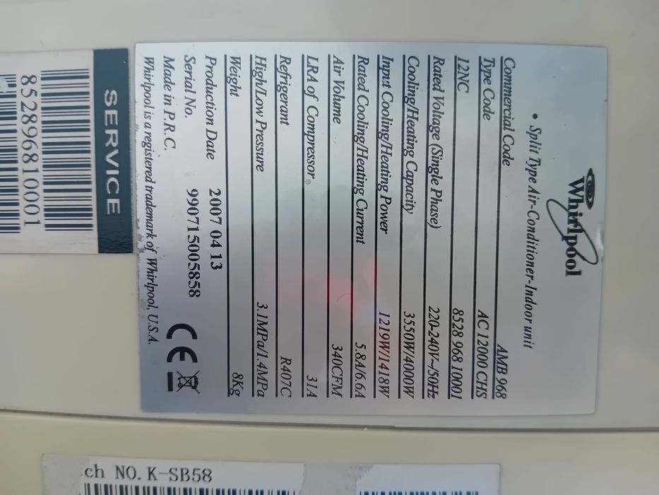 Aer conditionat 1200 BTU