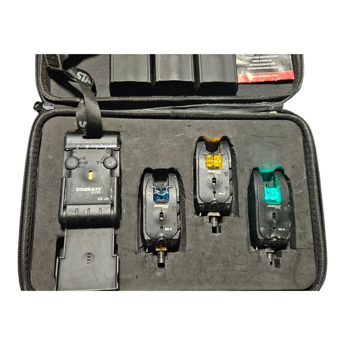 Продавам шаранджийски сигнализатори Starbaits D-Tec E 3+1