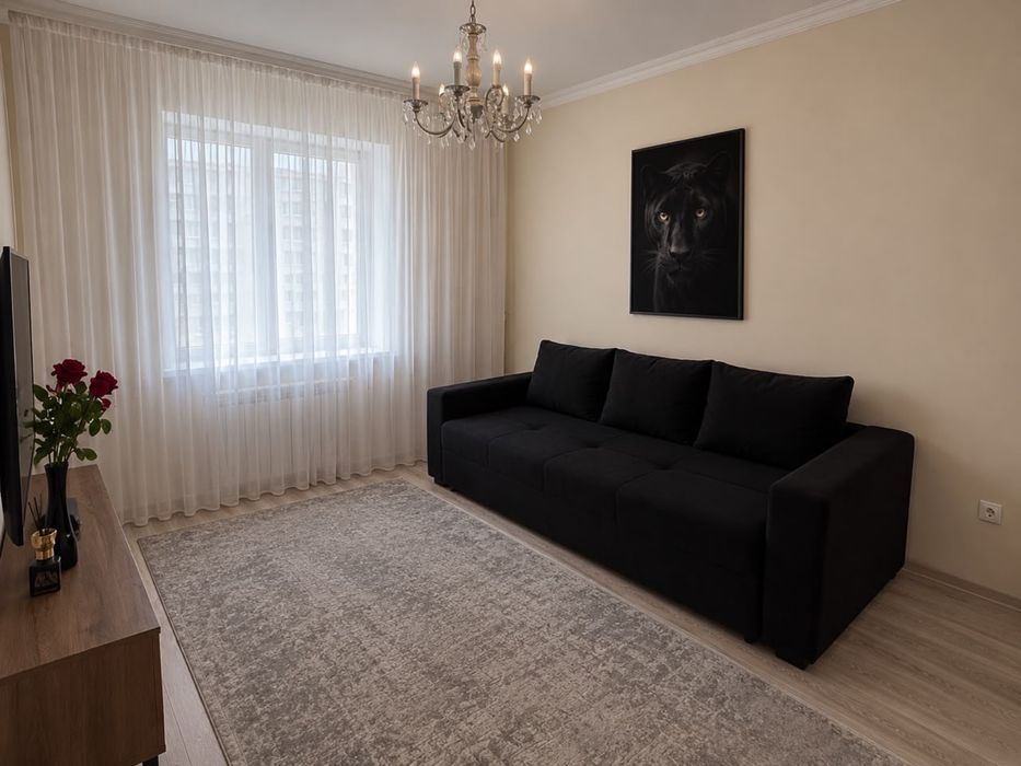 Аренда новой квартиры в новом районе, полностью мебелированно