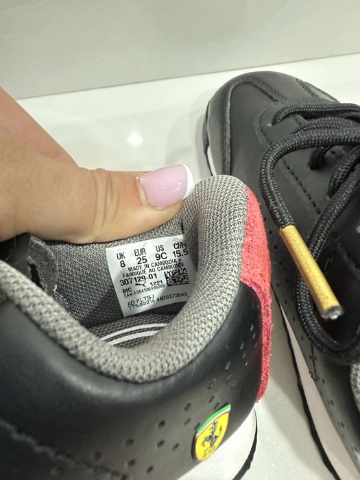 Детски обувки PUMA x Scuderia Ferrari Roma Black