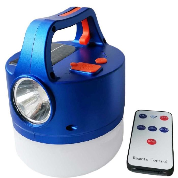 Vand lampa solara de camping,cu telecomanda