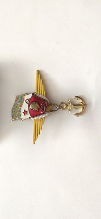 Пряжка на флотский ремень.