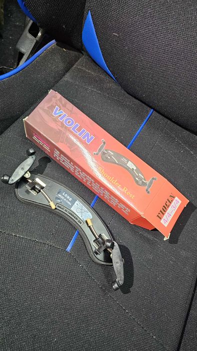Vioara electrica Dam 4/4 + Contrabarbie + corzi rezerva Tomastik noi