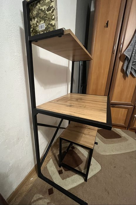 Стол и стул в стиле Лофт (как новый!)