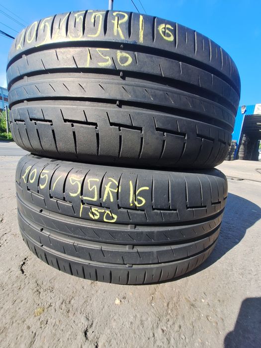 2 anvelope vara 205/55r16 Continental Montaj Gratuit