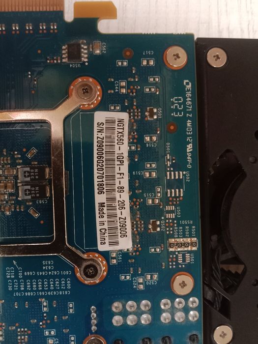 Продам видеокарту GTX 560