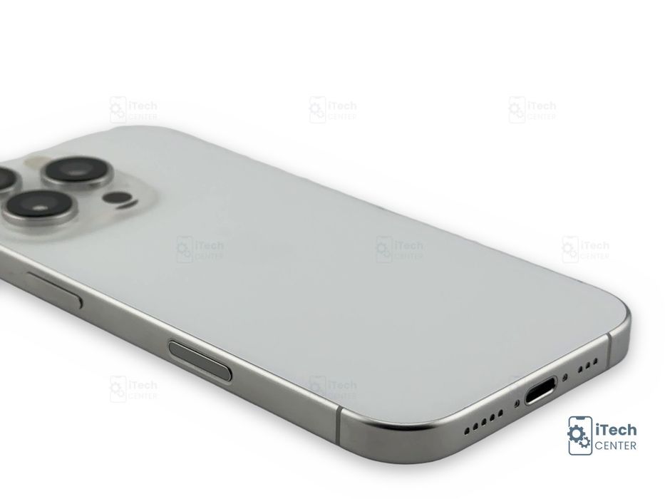iPhone 16 Pro, 128GB, White, 100% батерия, КАТО НОВ, 1г. ГАРАНЦИЯ!