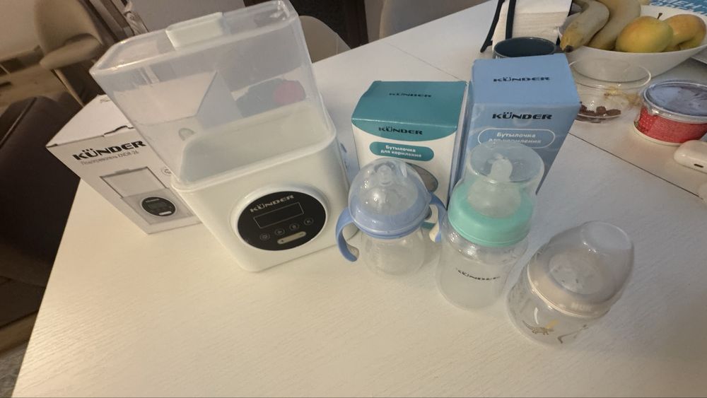 Стерилизатор KUNDER 4 в 1, с бутылочками