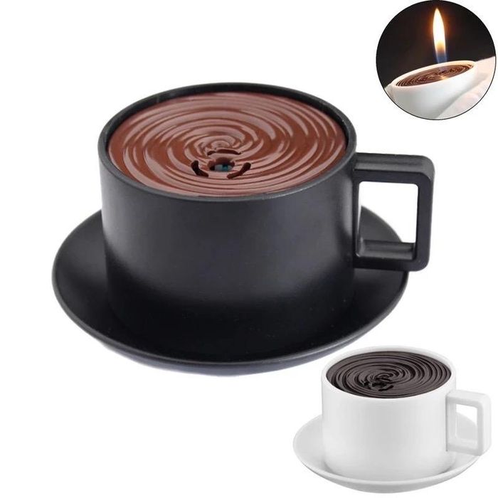 Ceasca de cafea bricheta reincarcabila