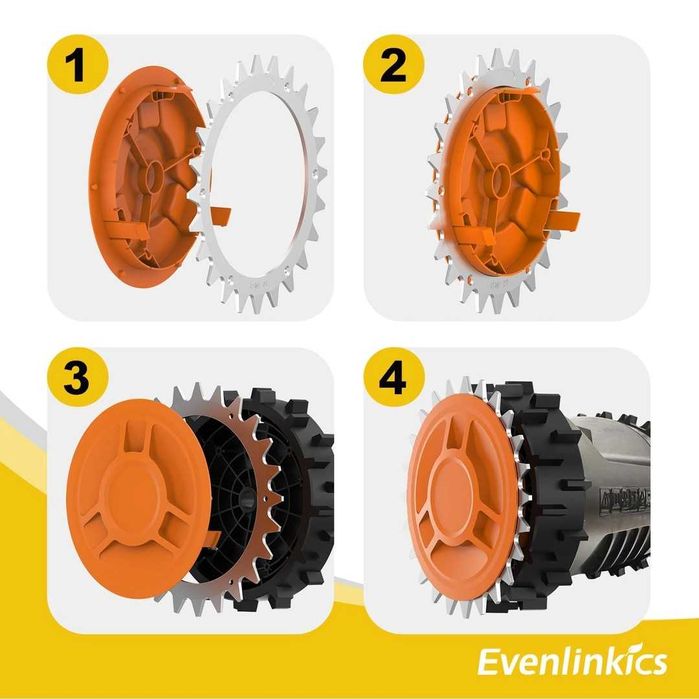 Roti Mașină de tuns iarba robotizată pentru  modelele Worx S și M.