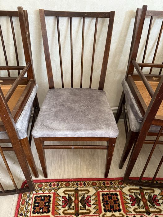 Стол и 6 стульев немецкий гарнитур