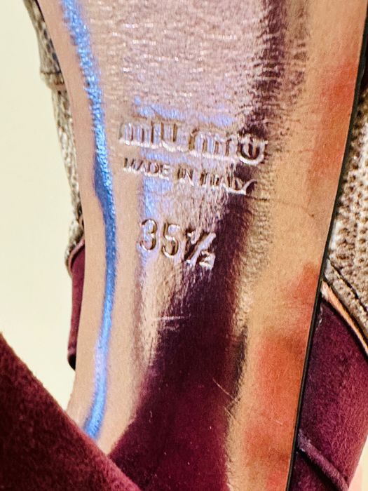 Италиански обувки Miu miu