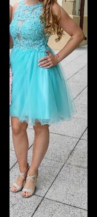 Тюркоазена рокля, размер М