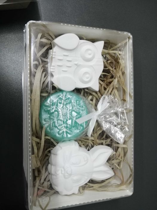 Наборы для творчества из гипса +мыло