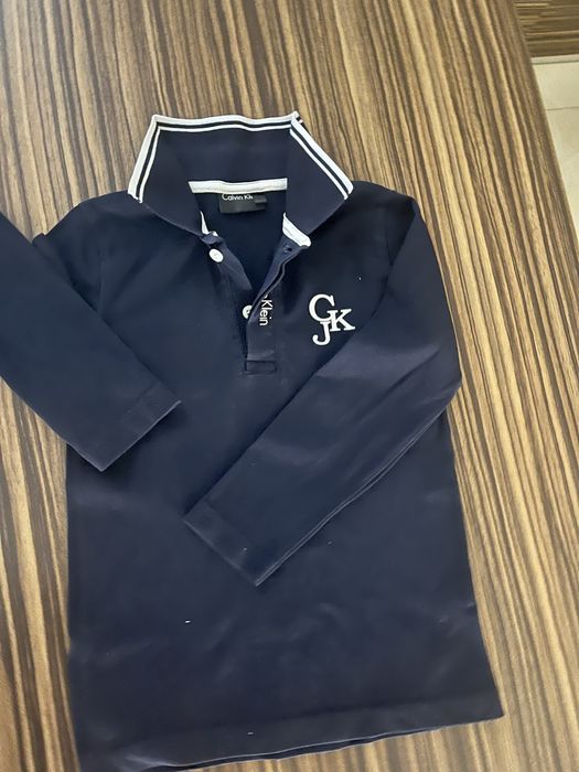 Комплект за момче 4-5 години: Блуза Calvin Klein + къси панталонки (ръст 110-116)