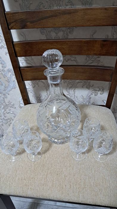 Хрусталь графин салатницы