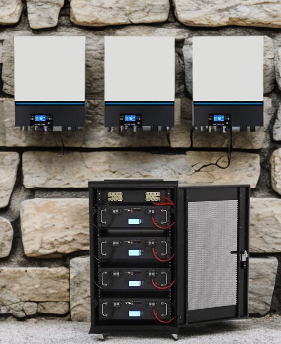 Гибридный инвертер Voltronic 11кв с параллельным соединением на заказ