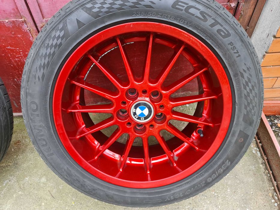 Vand 4 Jante BMW Candy RED, style 32, R18, 8 j, IS/Et +20
