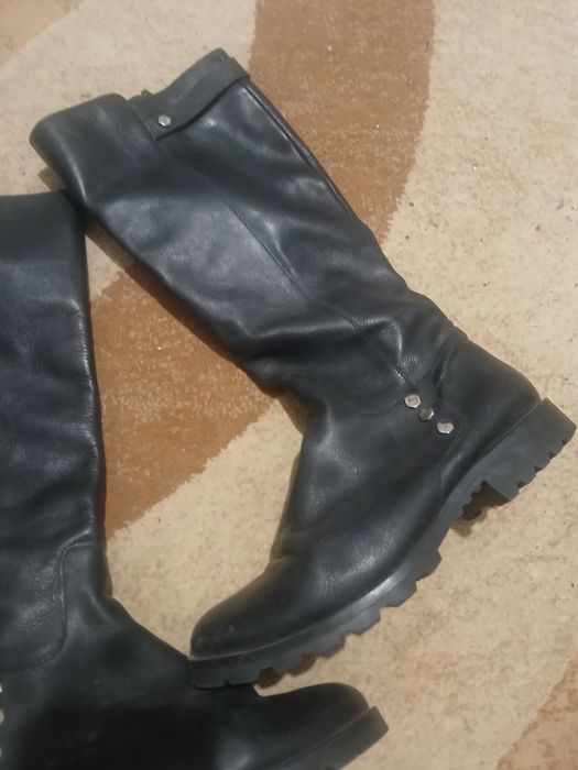 Сапоги кожанные демисизонные