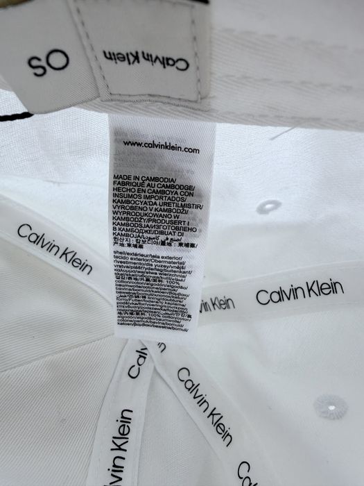 Кепка Calvin Klein (оригинал), белая