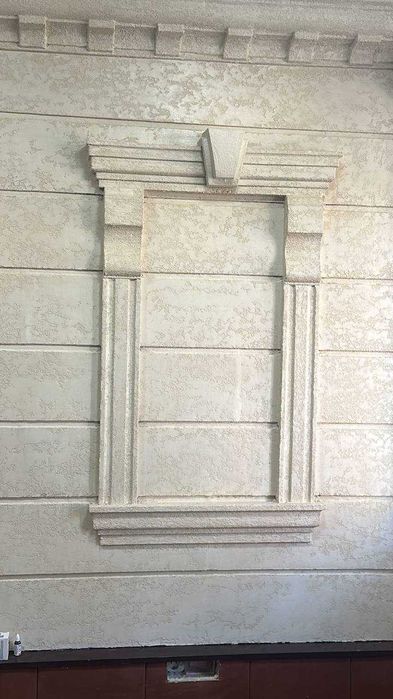 Декор элементы/обрамления, окна, карнизы, углы.