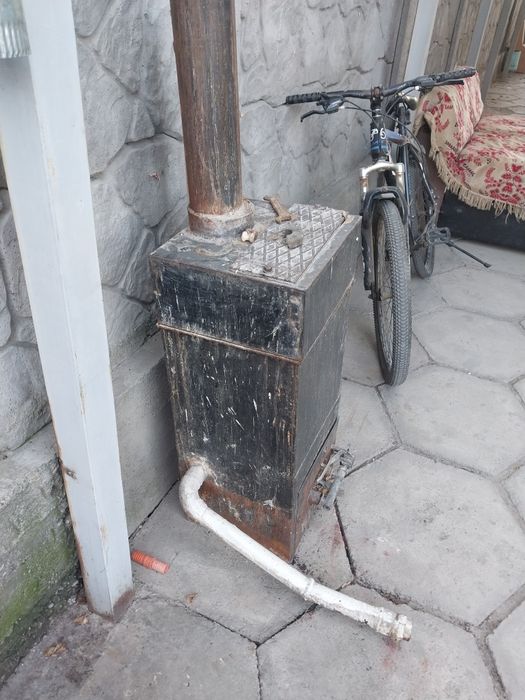 Отопительная газовая печь,  сделанная по немецким чертежам