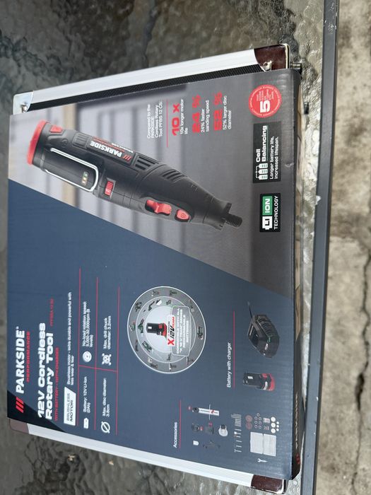 Set masina de gaurit si slefuit Parkside Performance