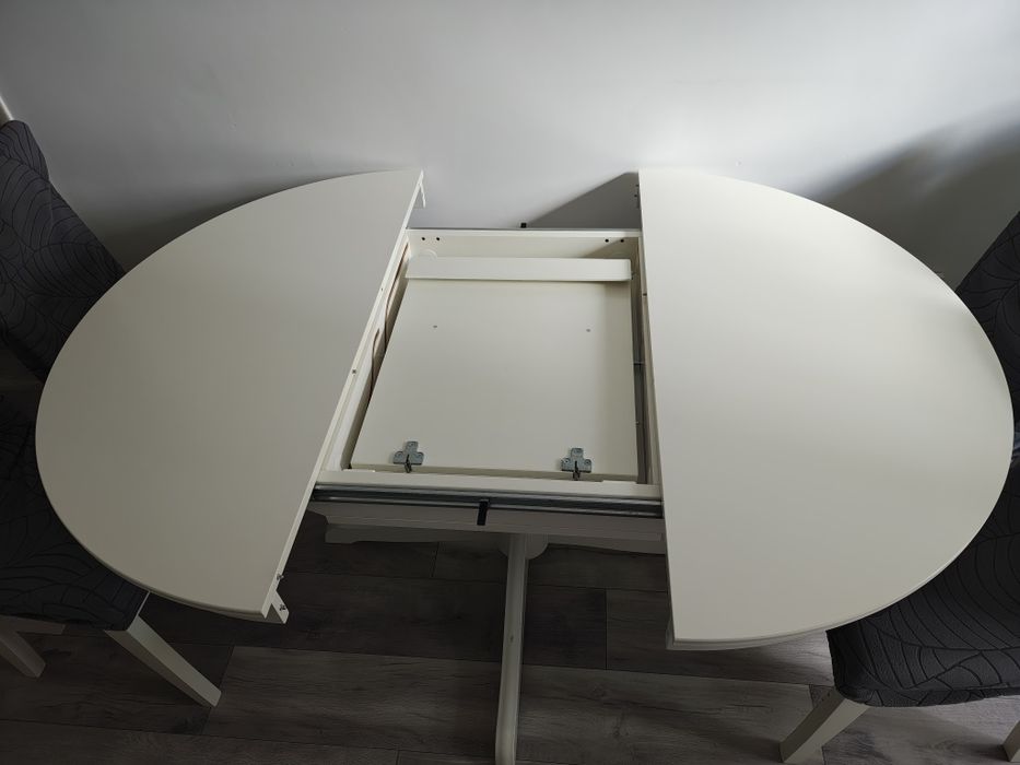 Vand Masa Extensibila Alb 110/155 cm