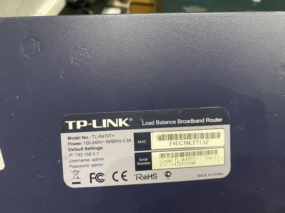 Продам Маршрутизатор TP-Link TL-R470T+