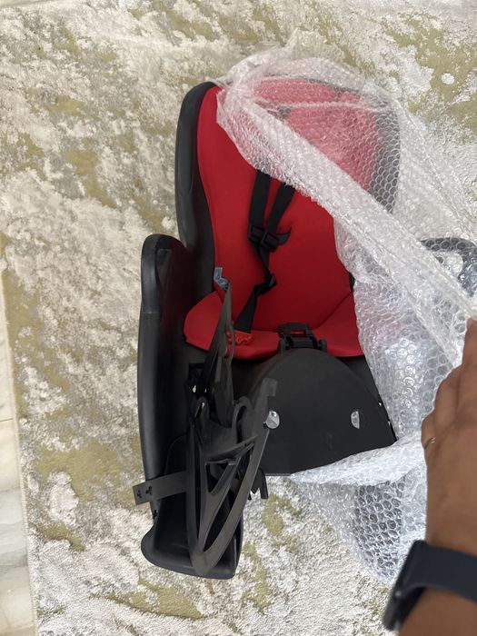HAMAX Scaun de bicicletă pentru copii Siesta, cu suport blocabil, nou