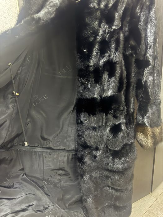 Женская норка шуба