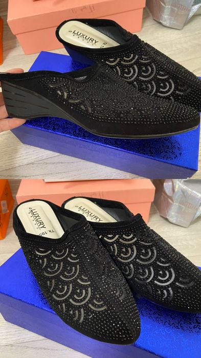 Мюли женские со стразами очень удобные новый