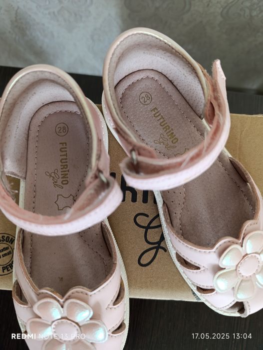 Сандалии для девочки р.28