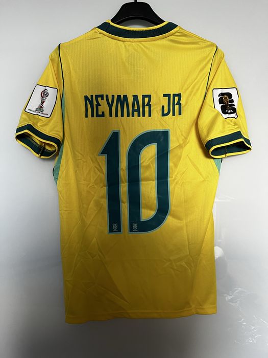 Tricou de fotbal Neymar Galben