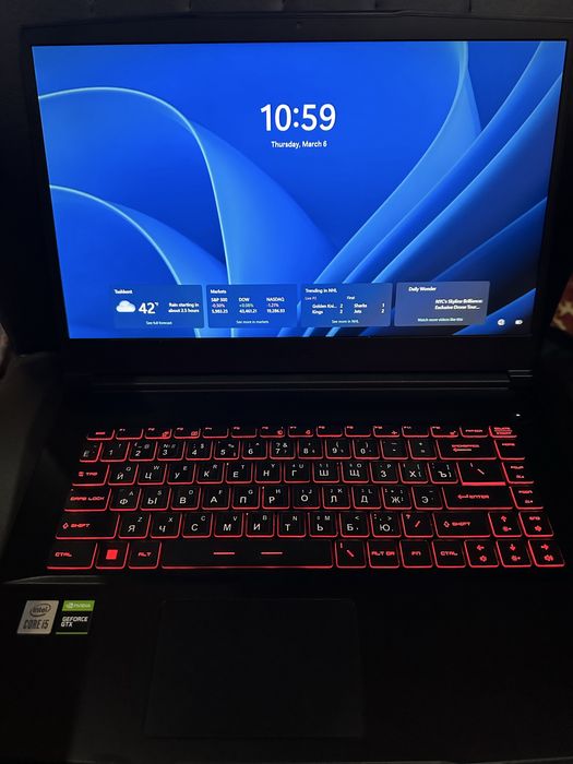 MSI GF63 ideal skidkada