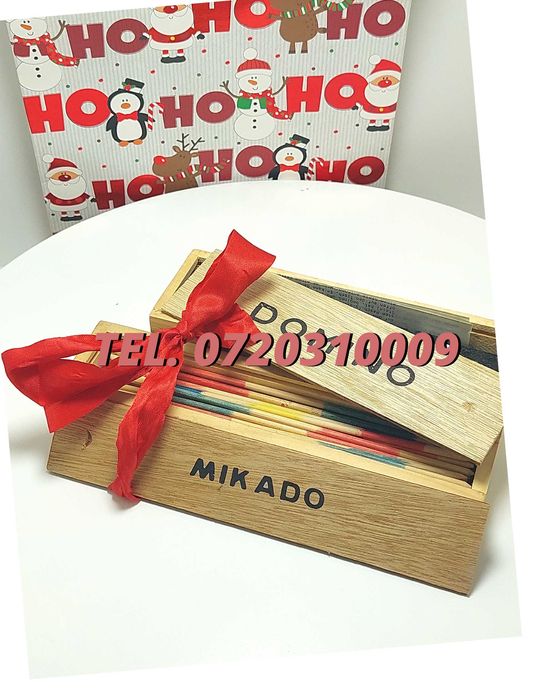 Pachet Craciun  Joc Marocoo mikadoSi Domino  Transport Gratuit