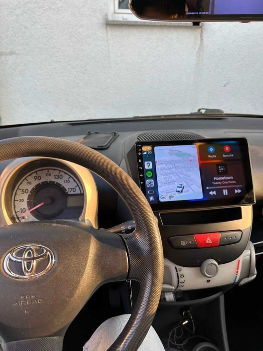 Navigatie Android Toyota Aygo Peugeot 107 Citroen C1 Carplay 1-8GB