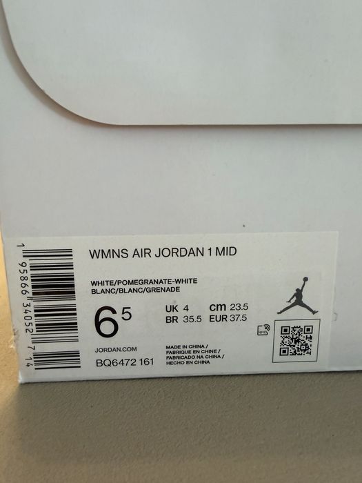 AIR JORDAN 1 mid white