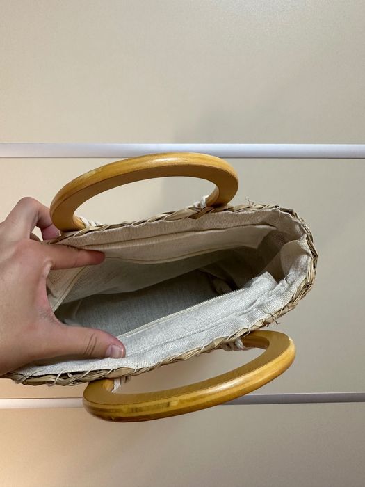 Дамска чанта сламена