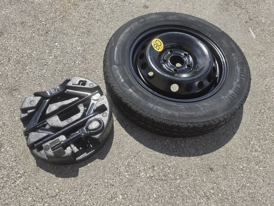 Патерица Nissan Qashqai 5х114.3/16 резервна гума Нисан Кашкай 5x114,3/16 цола резервен комплект Рено Dacia