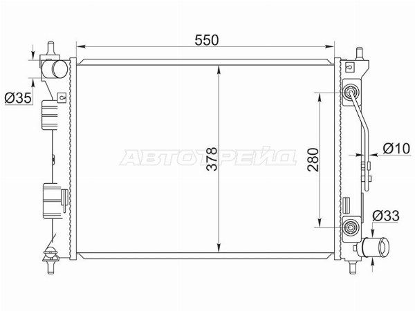Радиатор Kia Cee'd