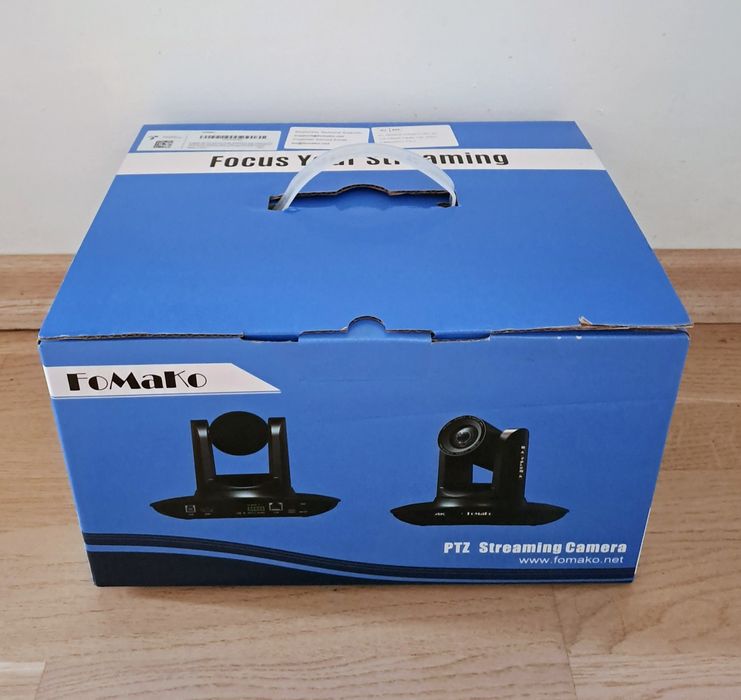 Camera streaming PTZ 4K. FoMaKo. Ai Auto-Tracking . 20x Optical Zoom
