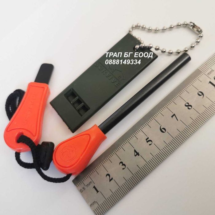 Огниво Regatta Магнезиева запалка със свирка за оцеляване